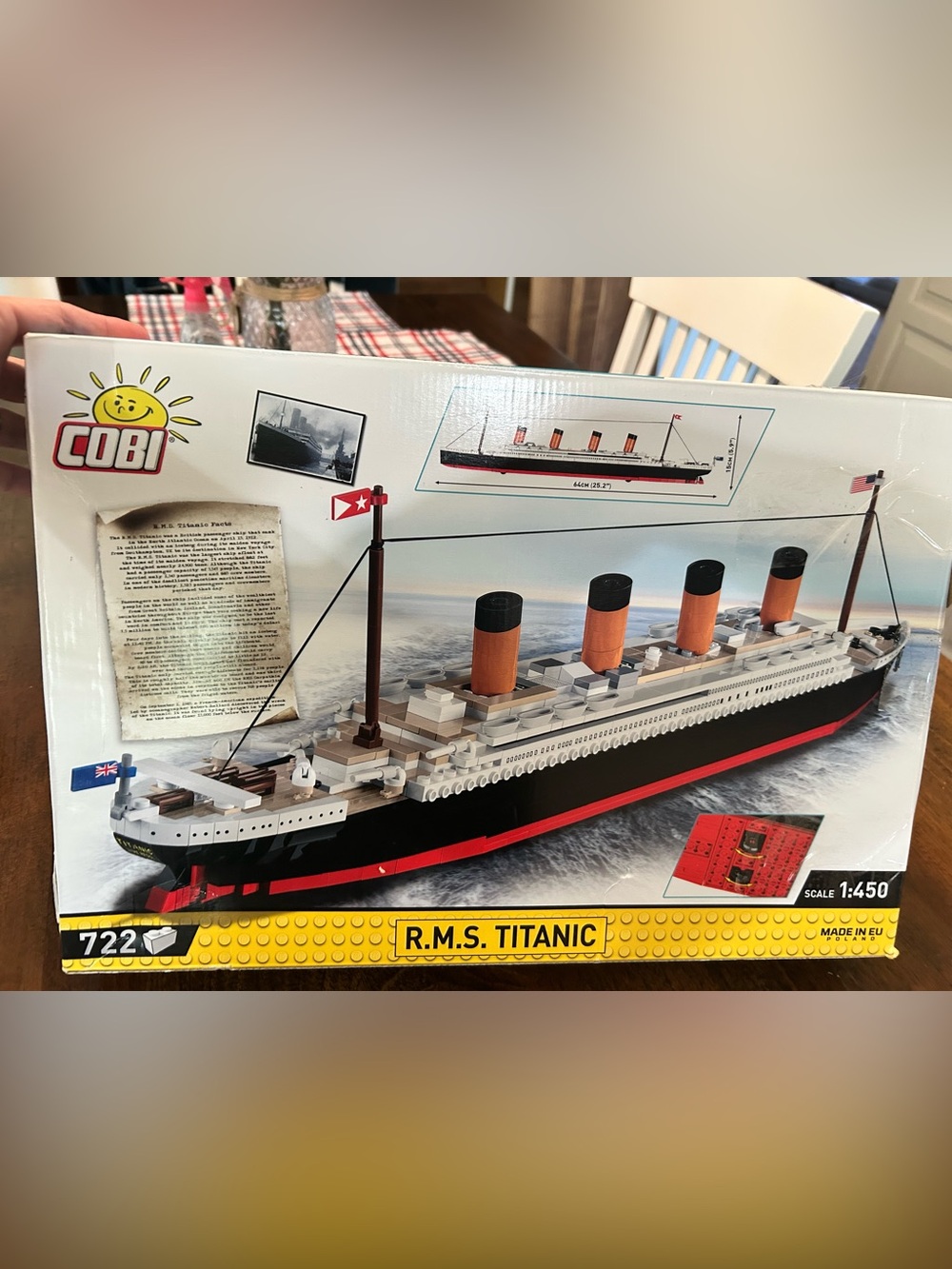 COBI Historical Collection R.M.S Titanic Building Block Set # 1929 New